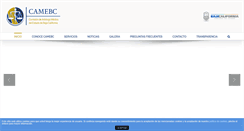 Desktop Screenshot of camebc.gob.mx